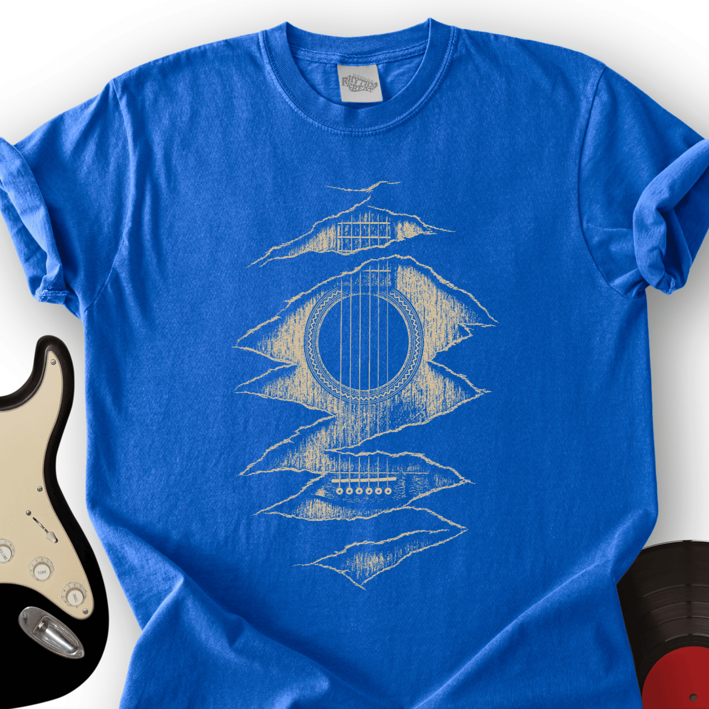 Ripped Guitar T-Shirt