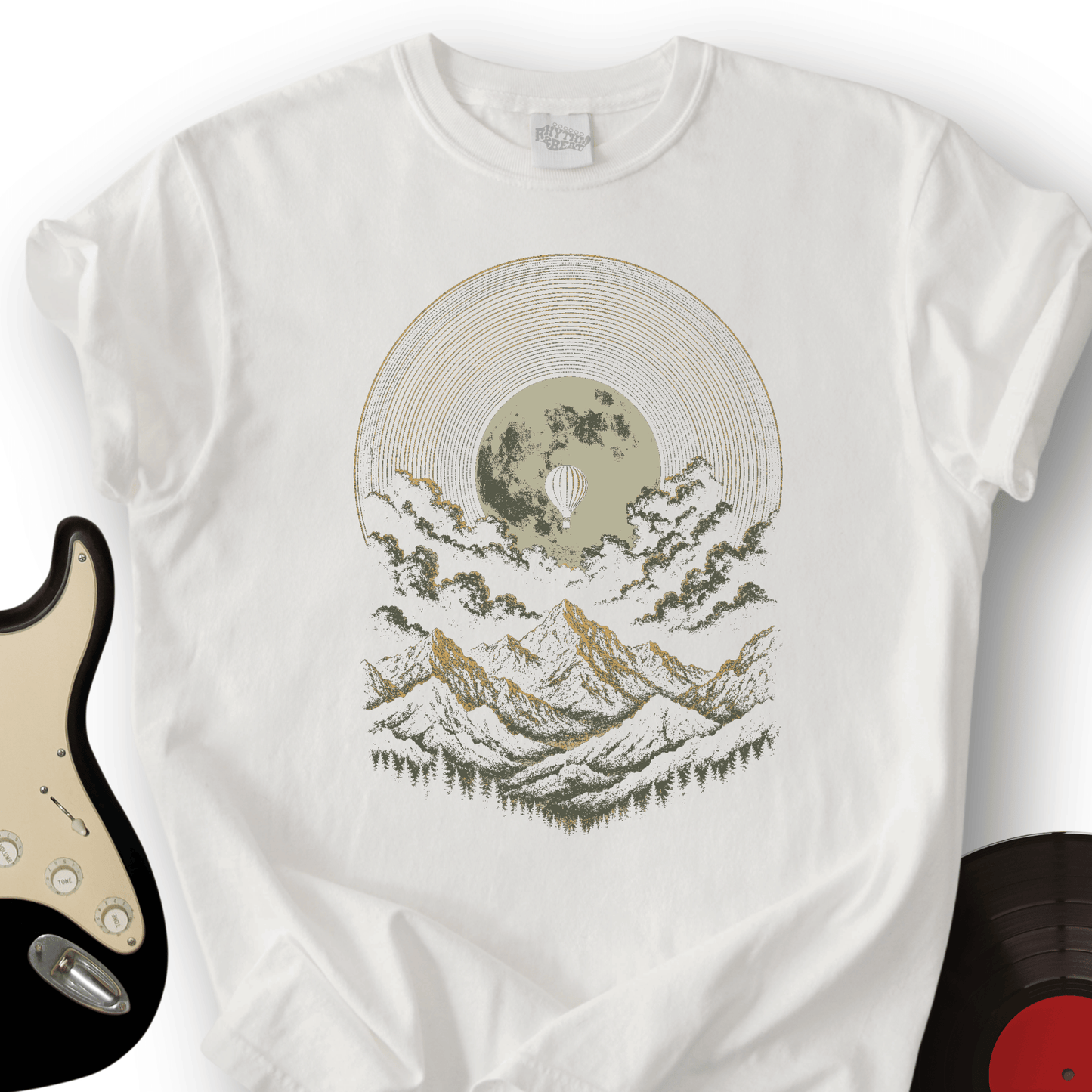 Vinyl Moon Balloon T-Shirt