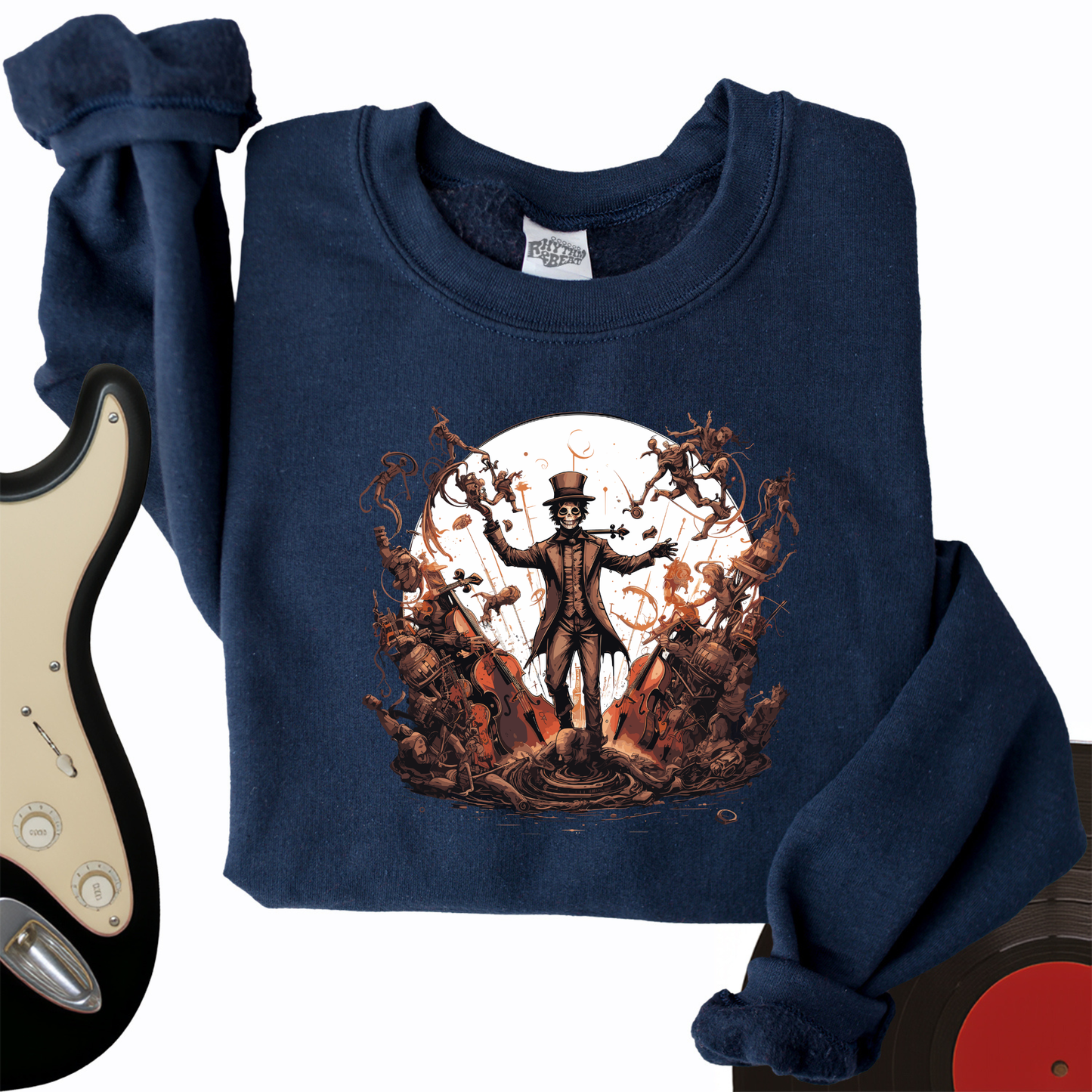 Steampunk Conductor Crewneck