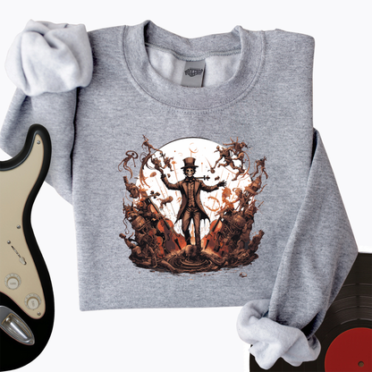 Steampunk Conductor Crewneck