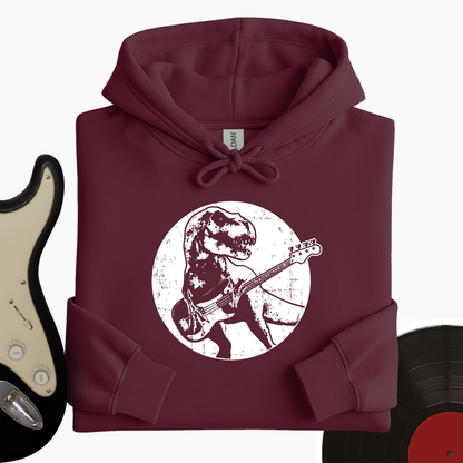 Dinos Playing Guitar Hoodie