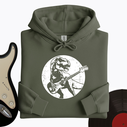 Dinos Playing Guitar Hoodie