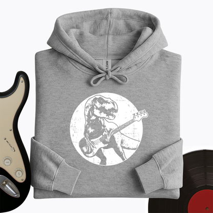 Dinos Playing Guitar Hoodie