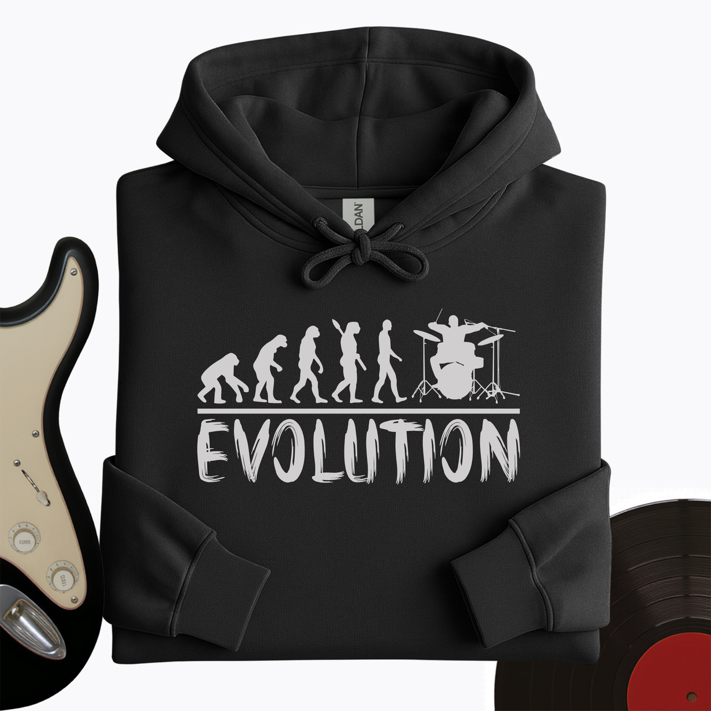 Drummer Evolution Hoodie