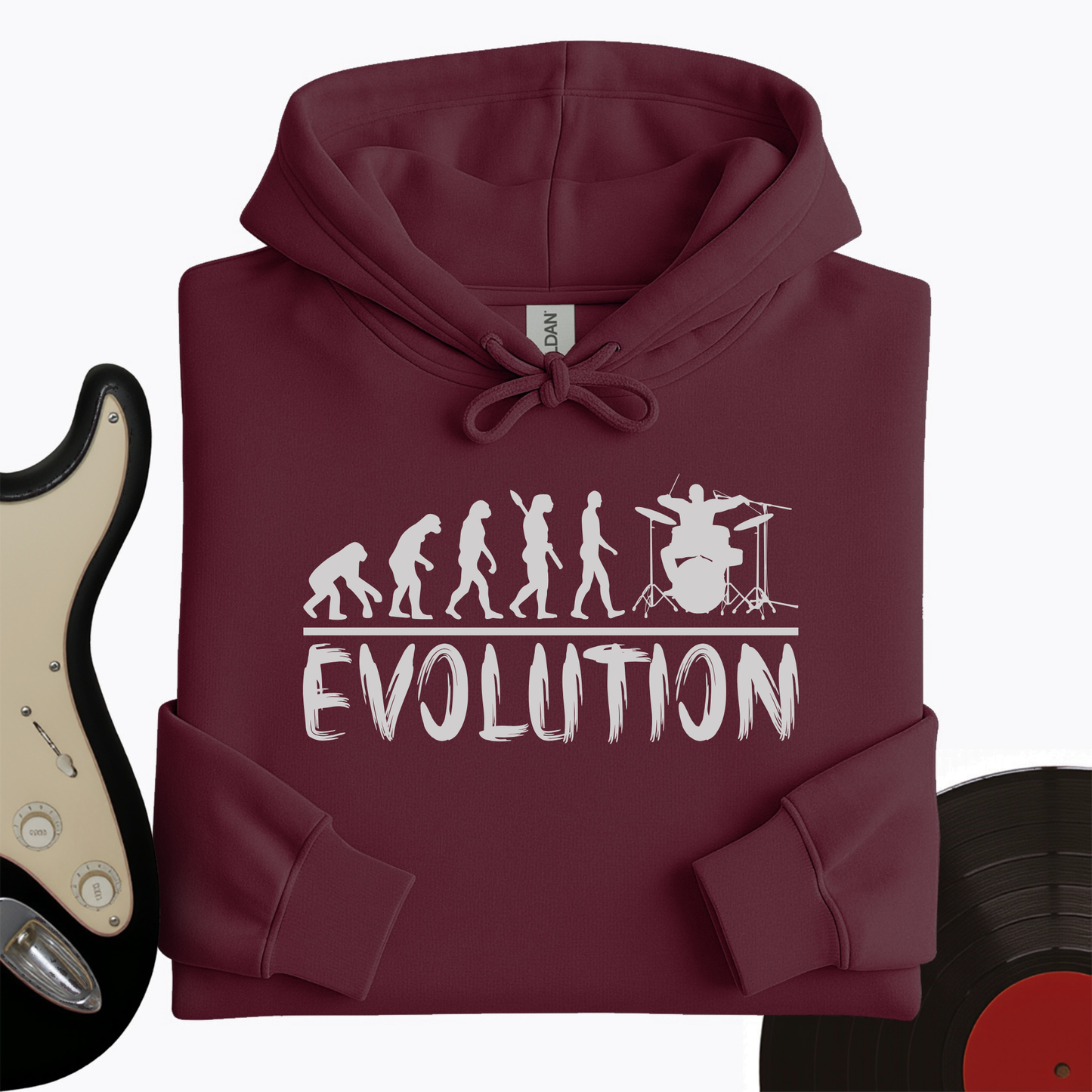 Drummer Evolution Hoodie