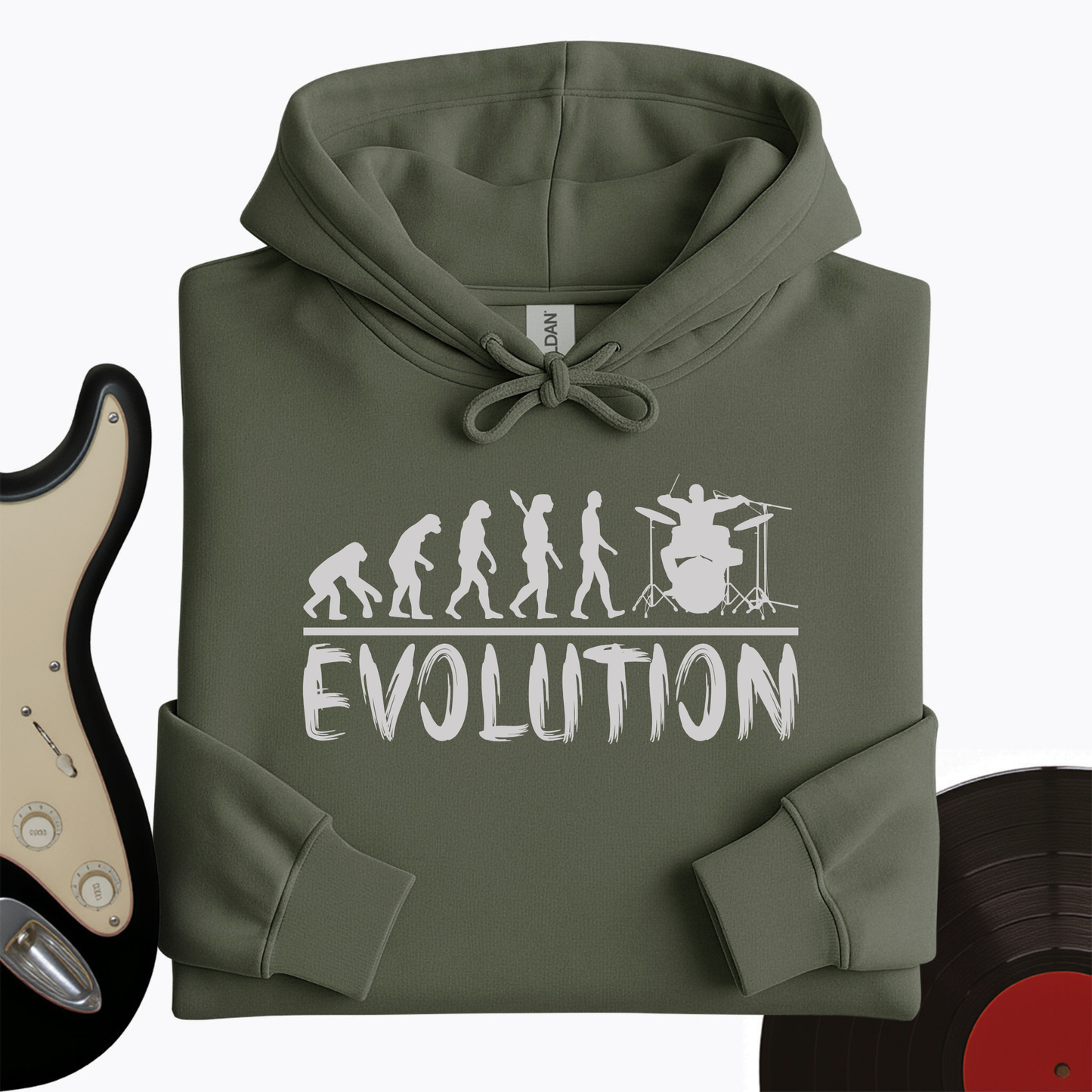 Drummer Evolution Hoodie
