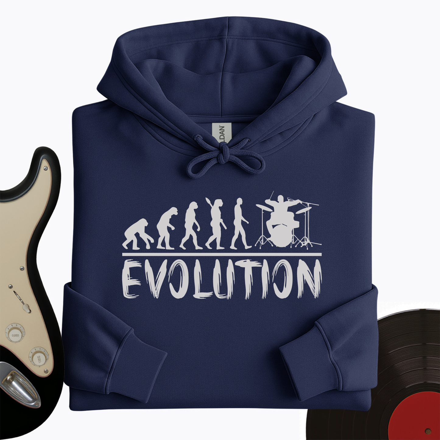 Drummer Evolution Hoodie