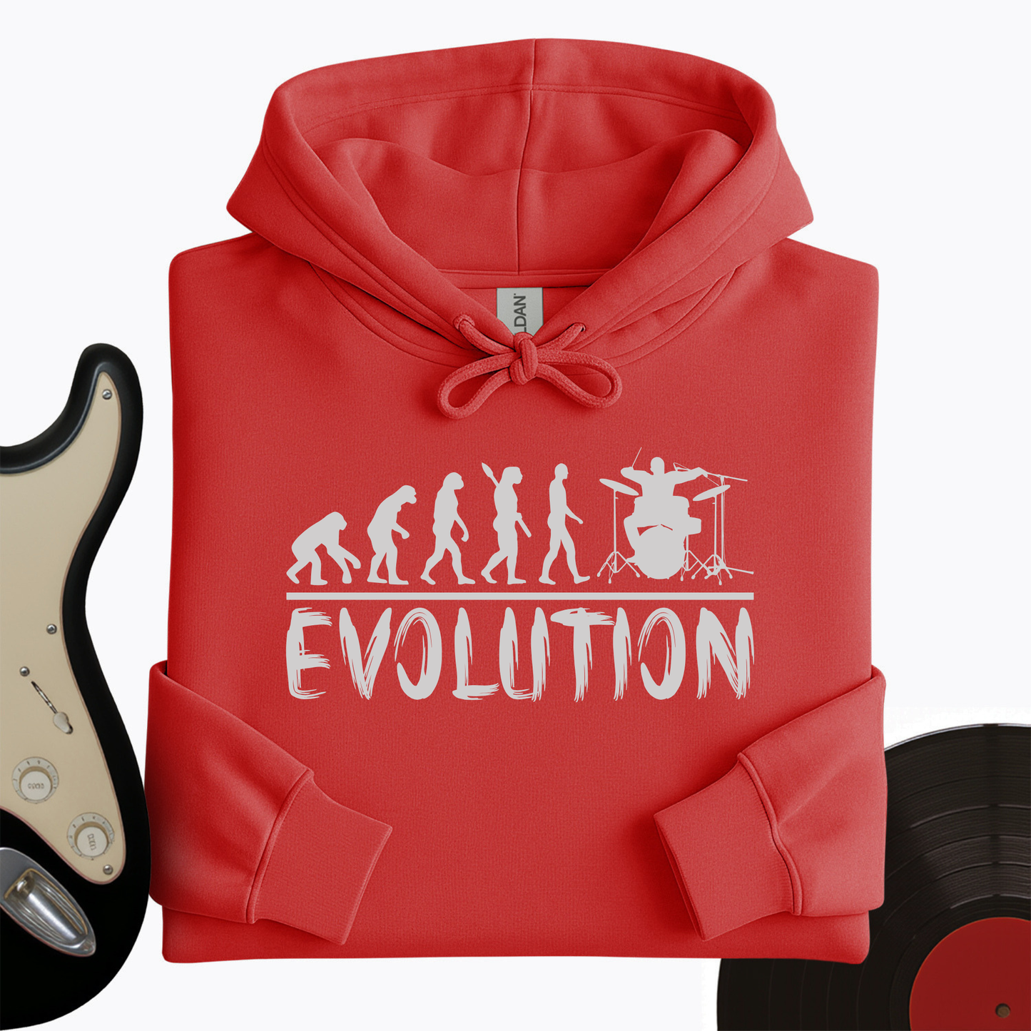 Drummer Evolution Hoodie