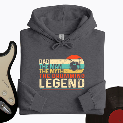 Drummer Legend Dad  Hoodie