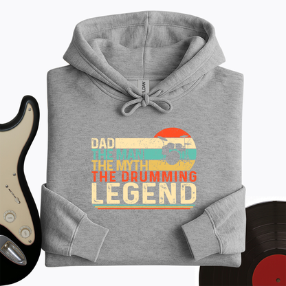 Drummer Legend Dad  Hoodie