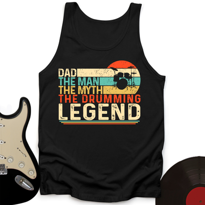 Drummer Legend Dad Tank Top