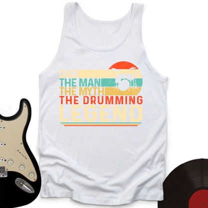 Drummer Legend Dad Tank Top