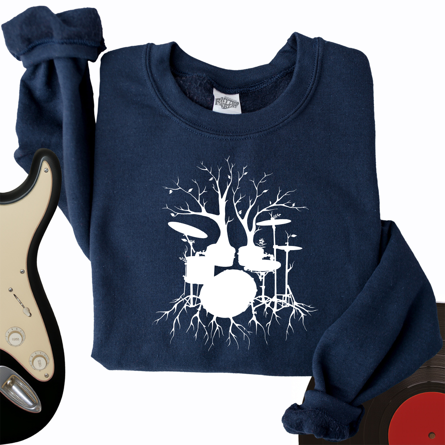 Drumming Roots Crewneck