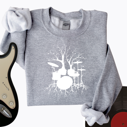 Drumming Roots Crewneck