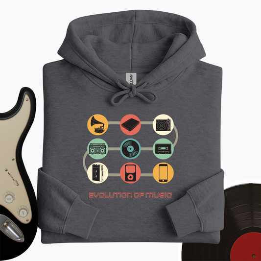 Evolution of Music Hoodie