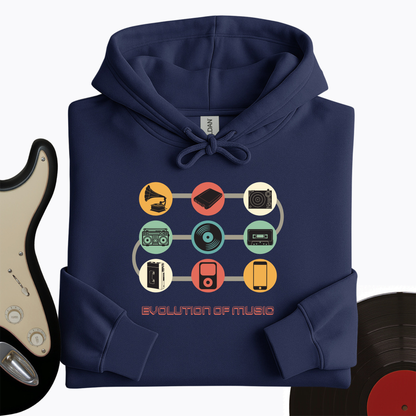 Evolution of Music Hoodie