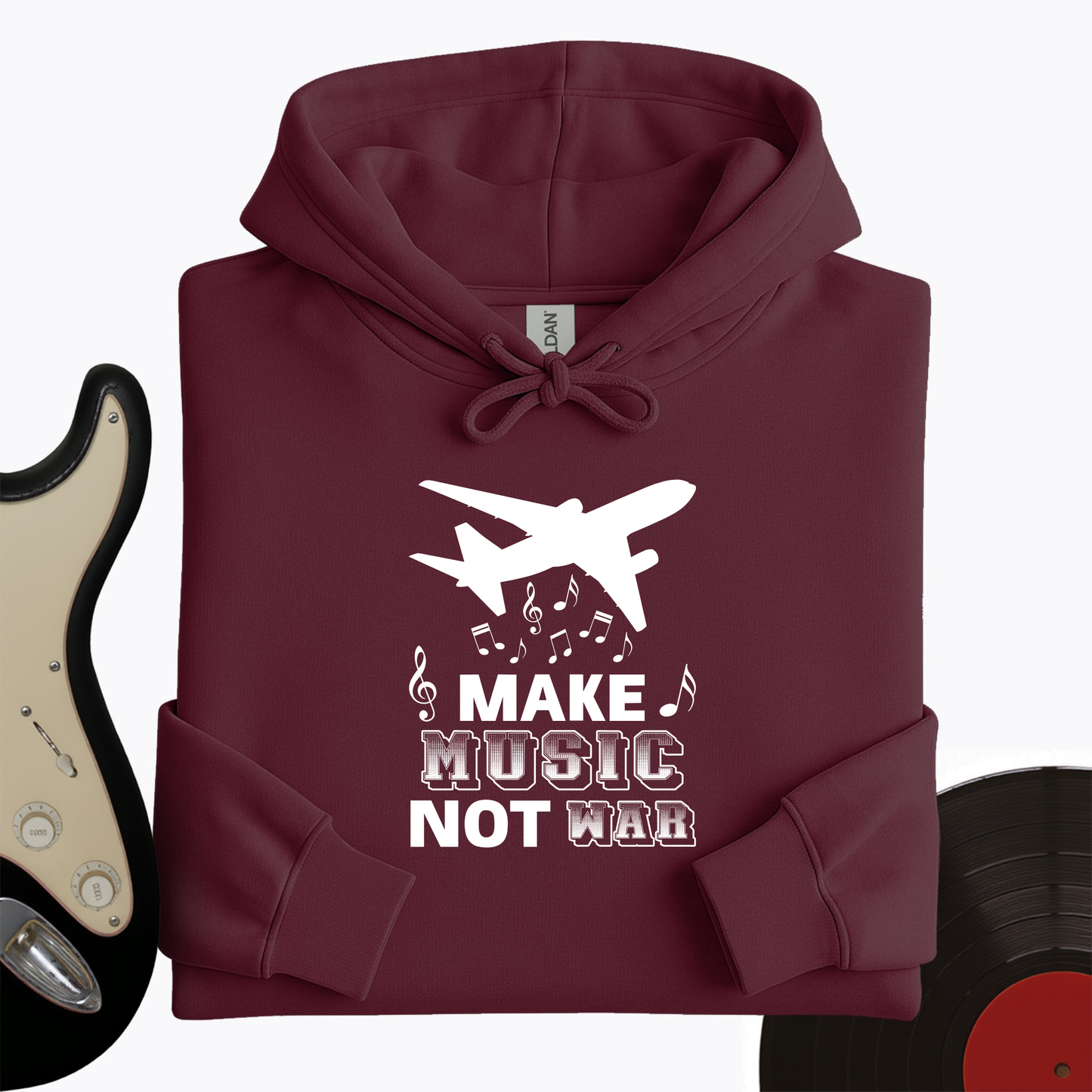 Falling Music Notes Hoodie