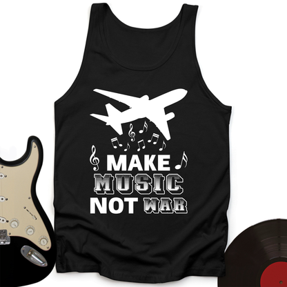 Falling Music Notes Tank Top