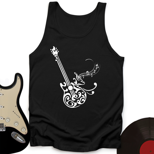 Floral Guitar Tank Top