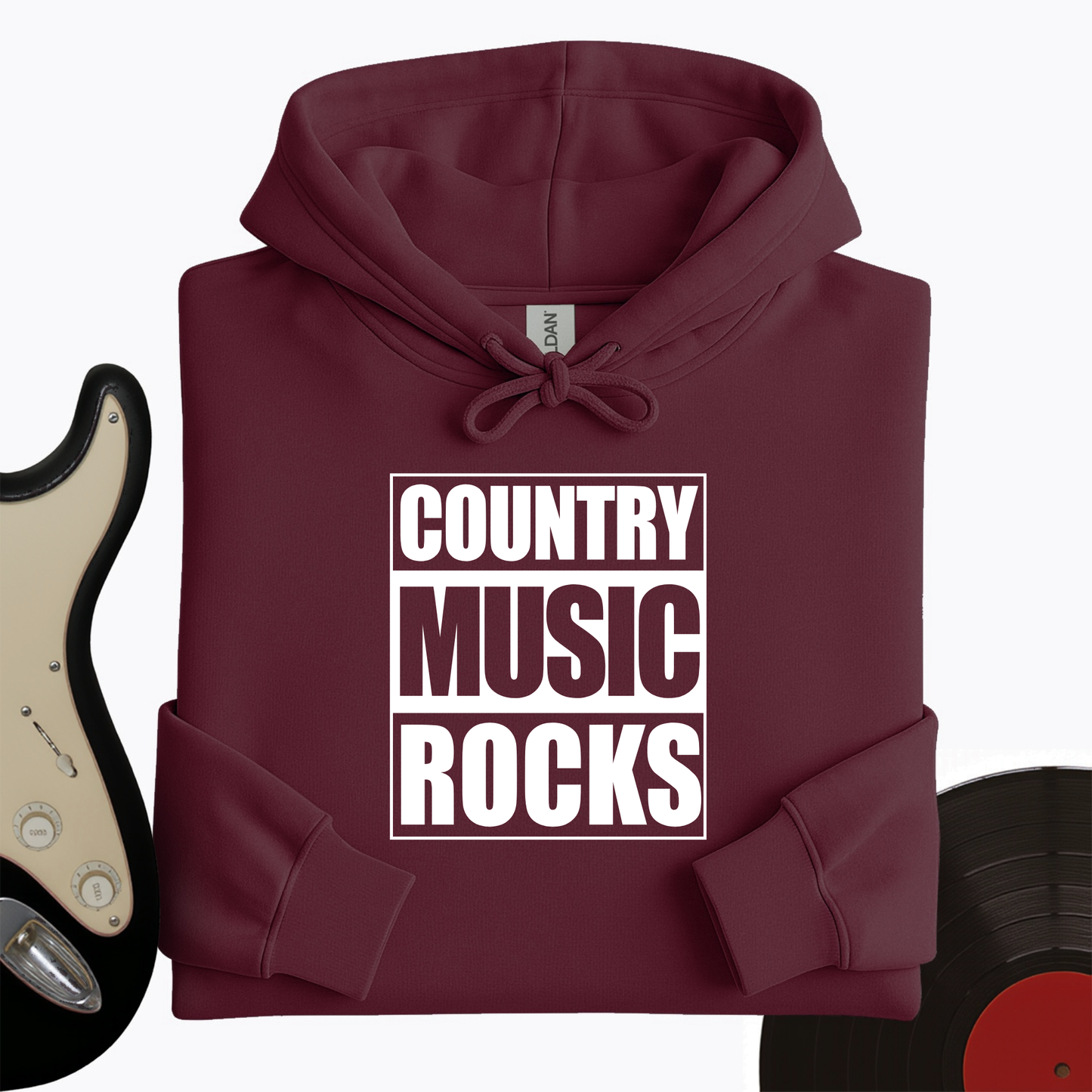 Country Music Rocks Hoodie