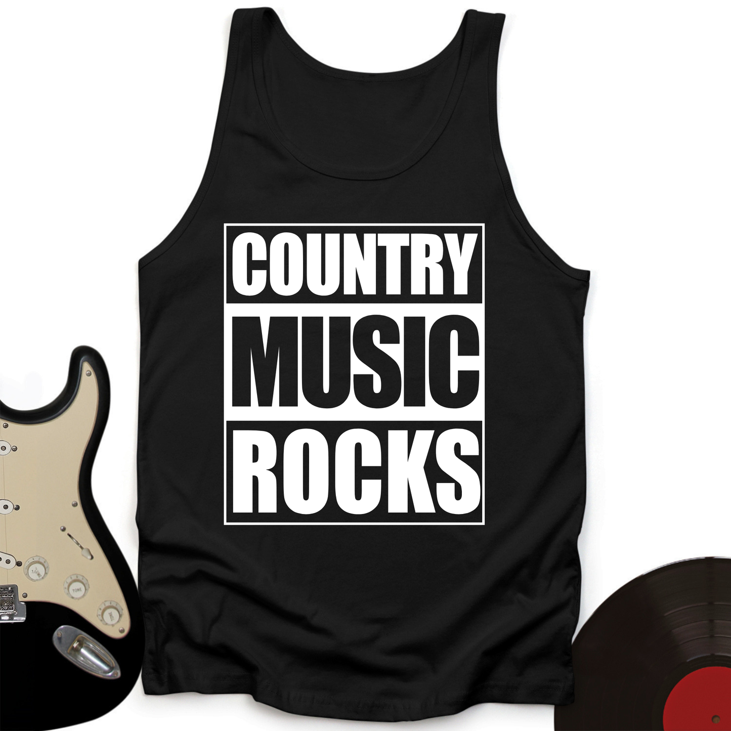 Country Music Rocks Tank Top
