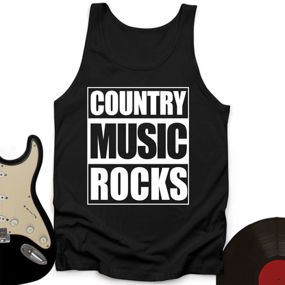 Country Music Rocks Tank Top