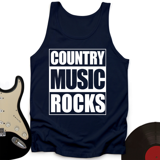 Country Music Rocks Tank Top