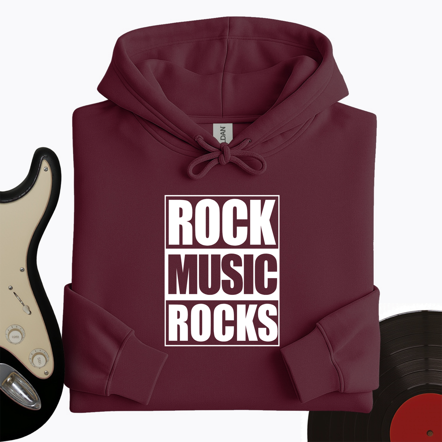 Rock Music Rocks Hoodie