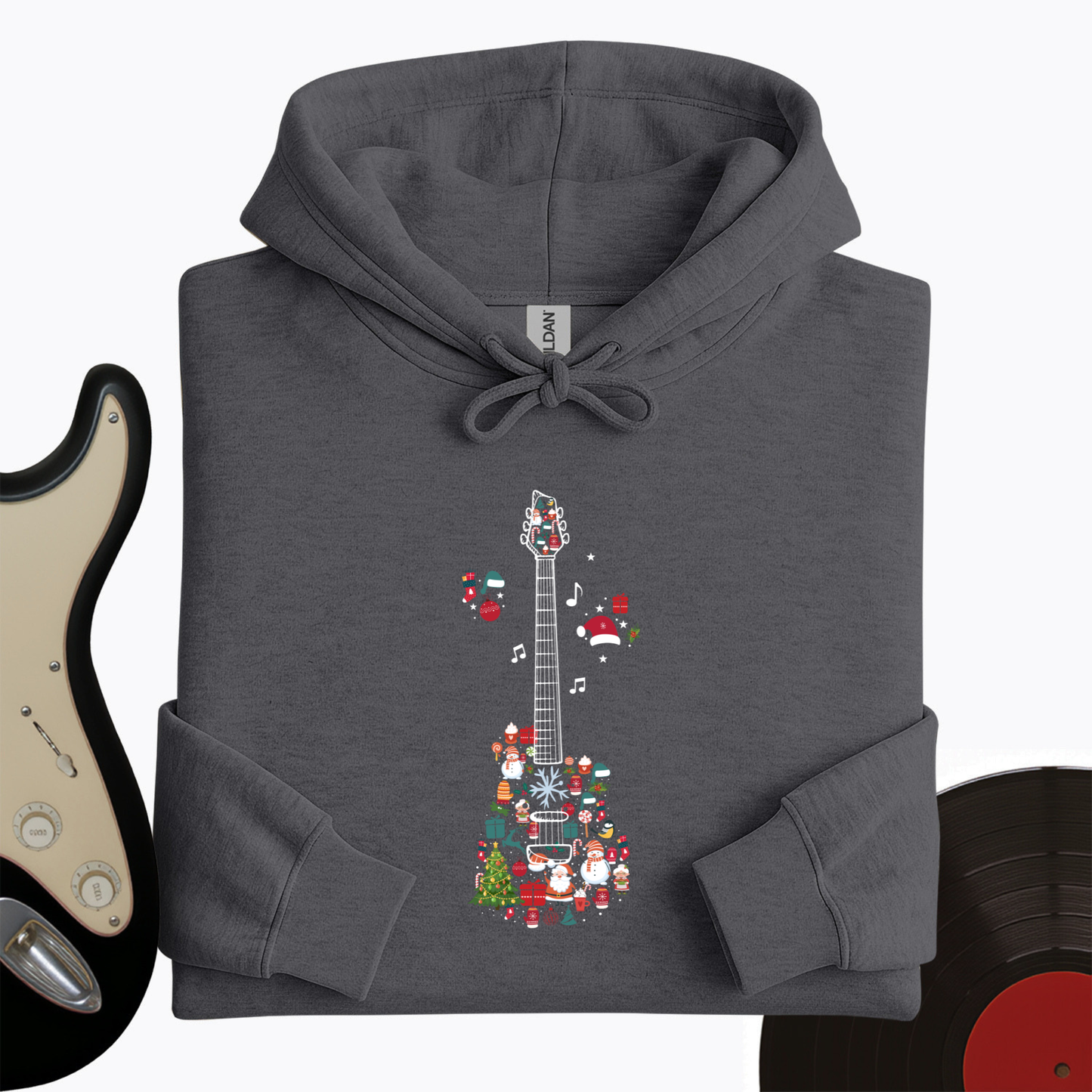 Guitar Christmas Hoodie