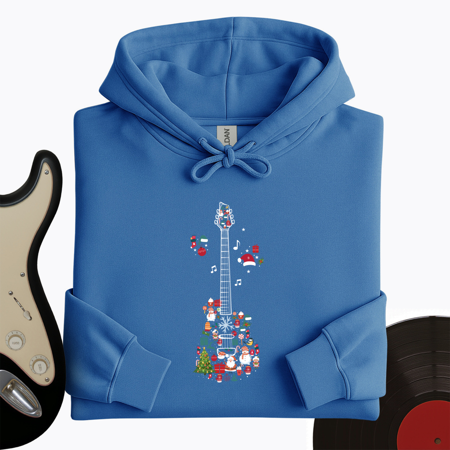 Guitar Christmas Hoodie