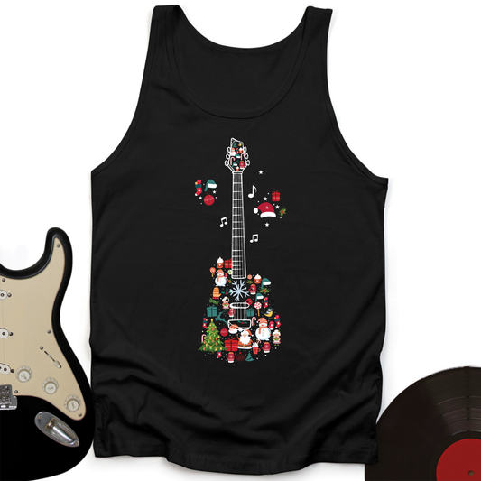 Guitar Christmas Tank Top