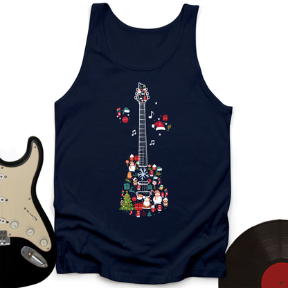 Guitar Christmas Tank Top
