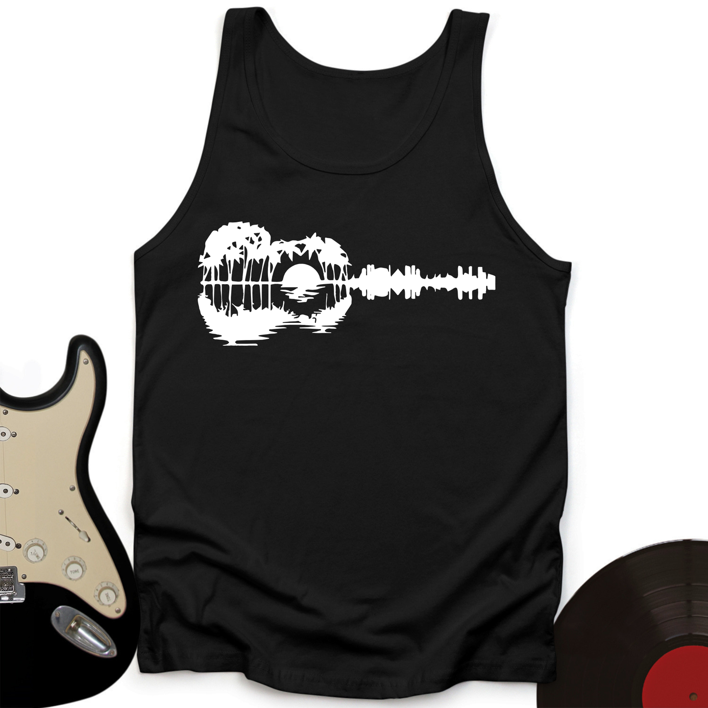 Guitar Landscape Tank Top