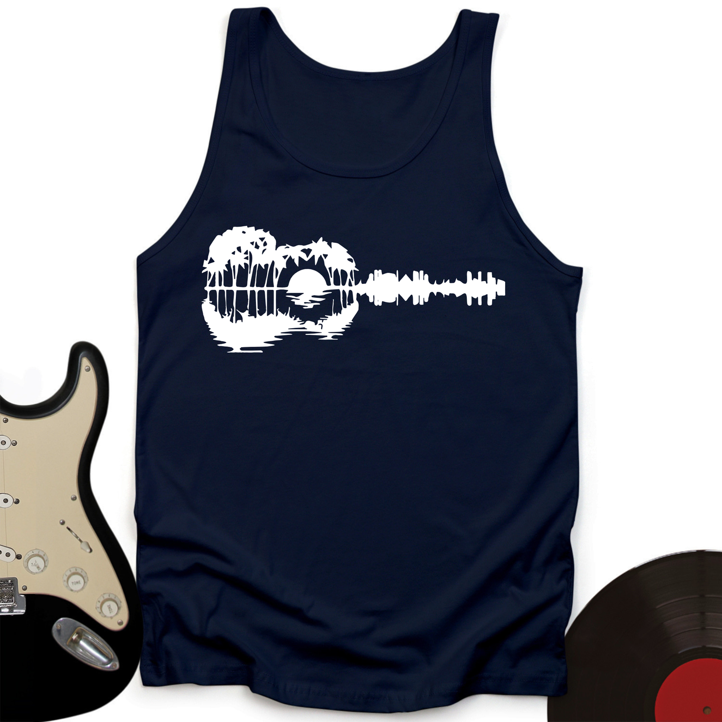 Guitar Landscape Tank Top