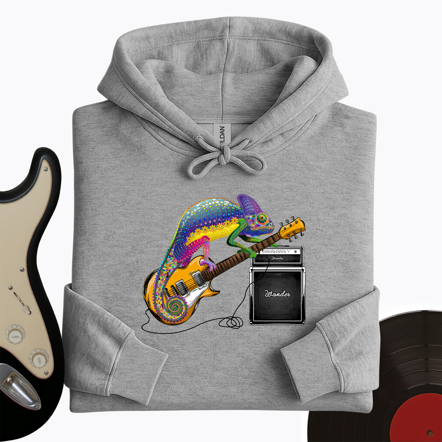 Guitar Lizard Hoodie