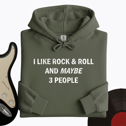 I Like Rock and Roll Hoodie