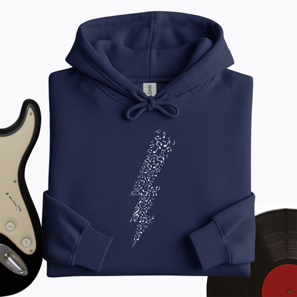 Lightening Bolt Music Note Hoodie