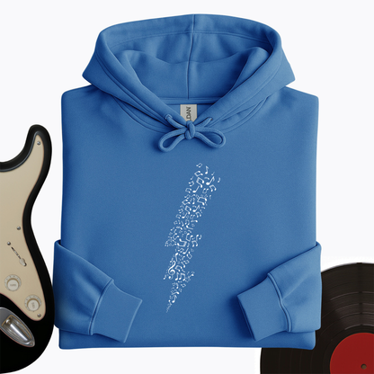 Lightening Bolt Music Note Hoodie