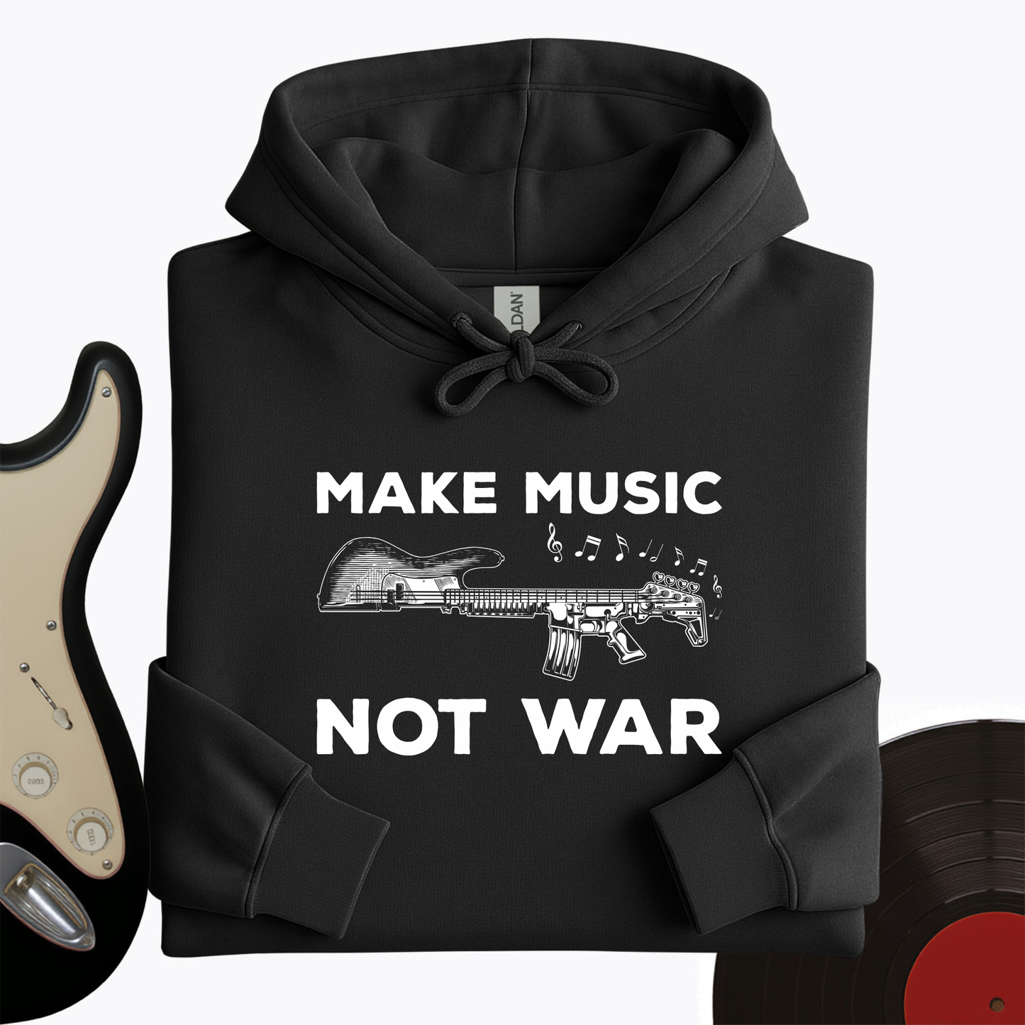 Make Music Guitar Hoodie