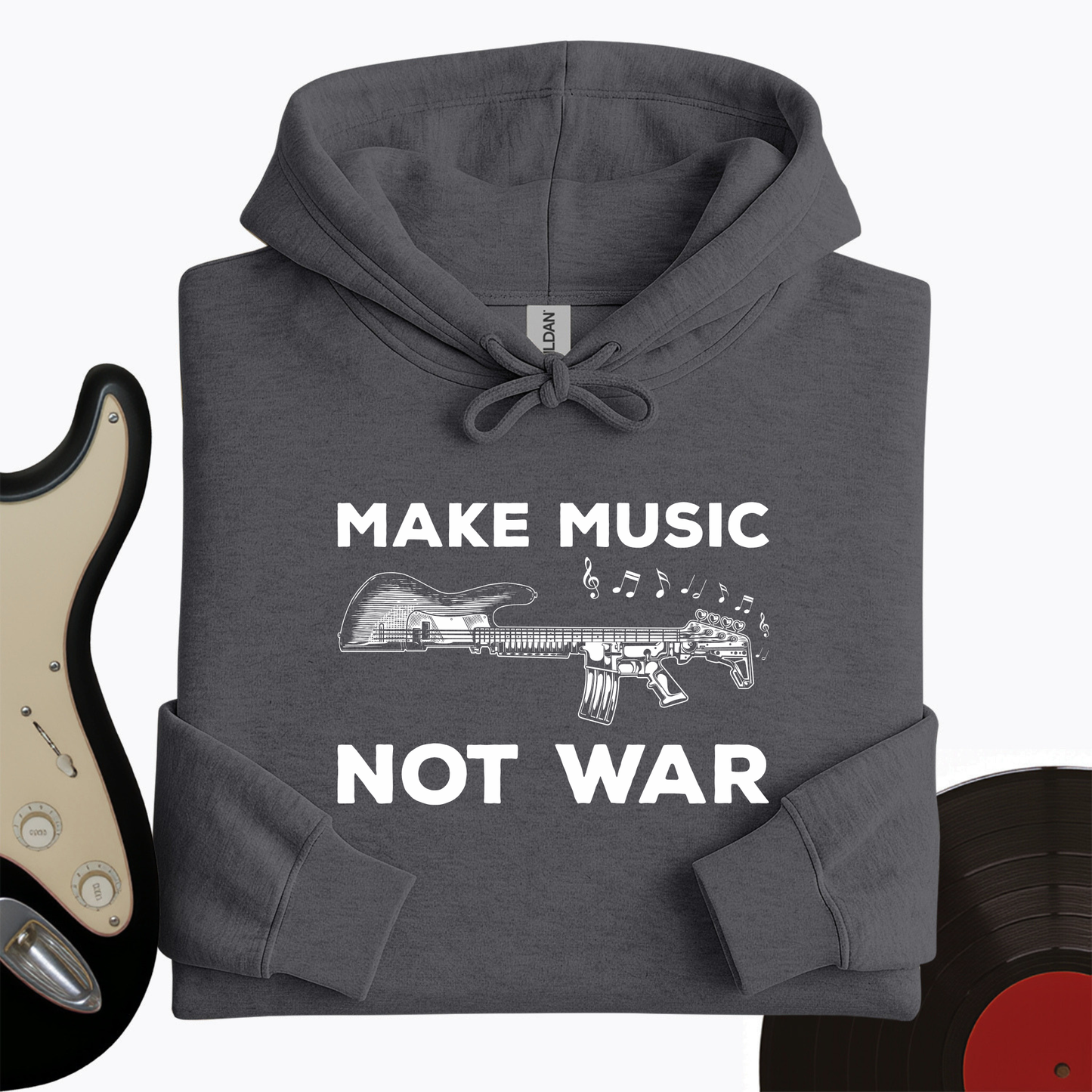 Make Music Guitar Hoodie