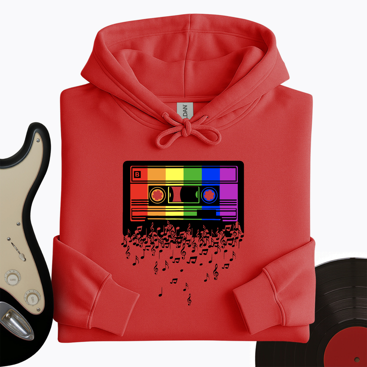 Melting Cassette Tape Hoodie