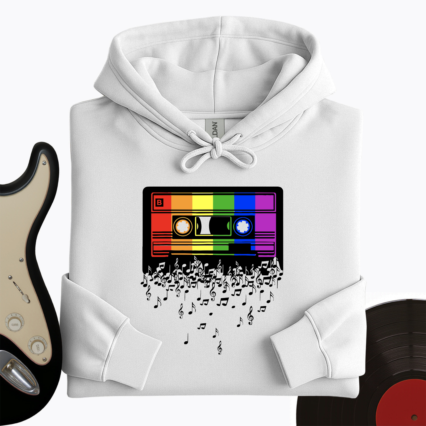 Melting Cassette Tape Hoodie