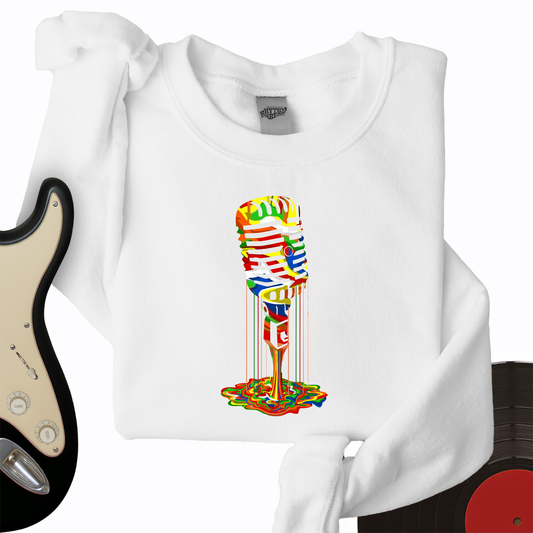 Melting Microphone Crewneck