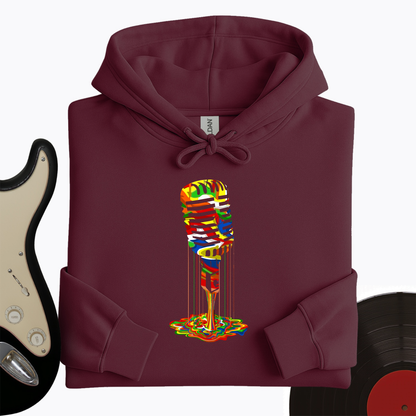 Melting Microphone Hoodie