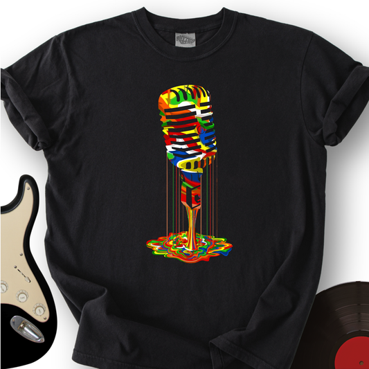 Melting Microphone T-Shirt