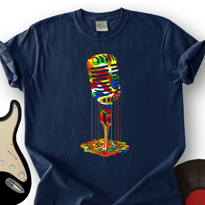 Melting Microphone T-Shirt