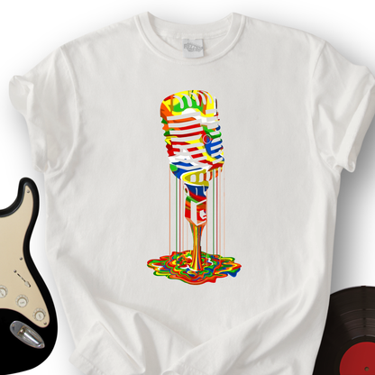 Melting Microphone T-Shirt
