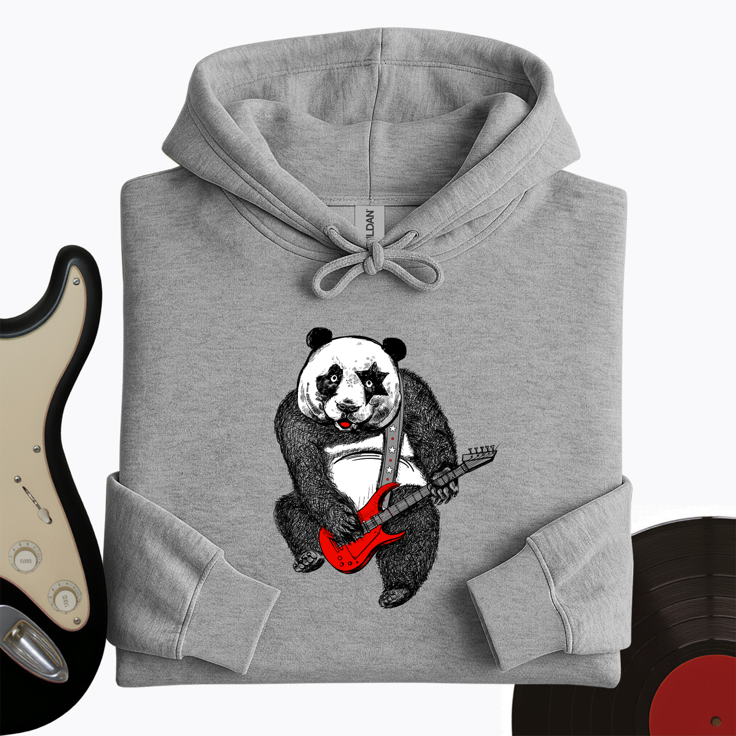 Panda Guitar Hoodie