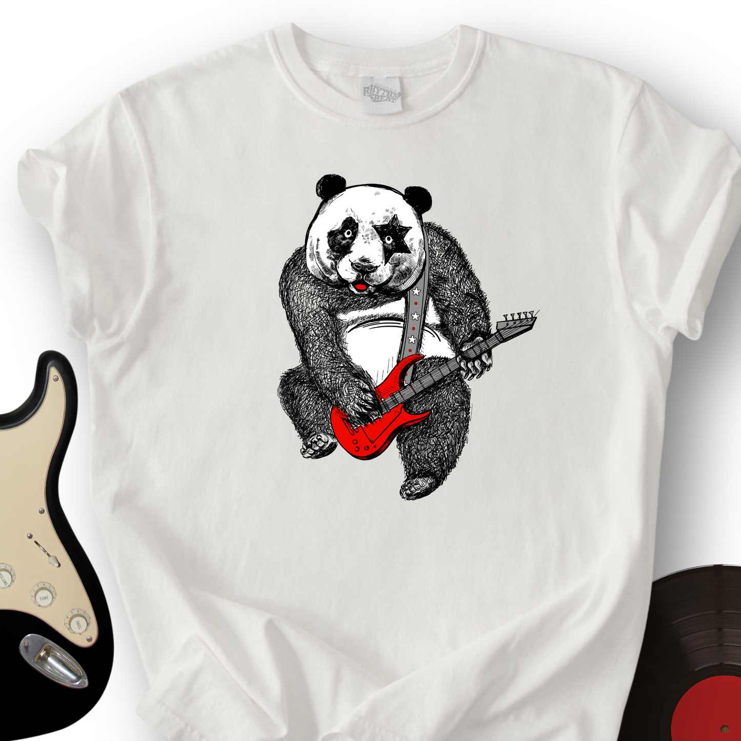Panda Guitar T-Shirt