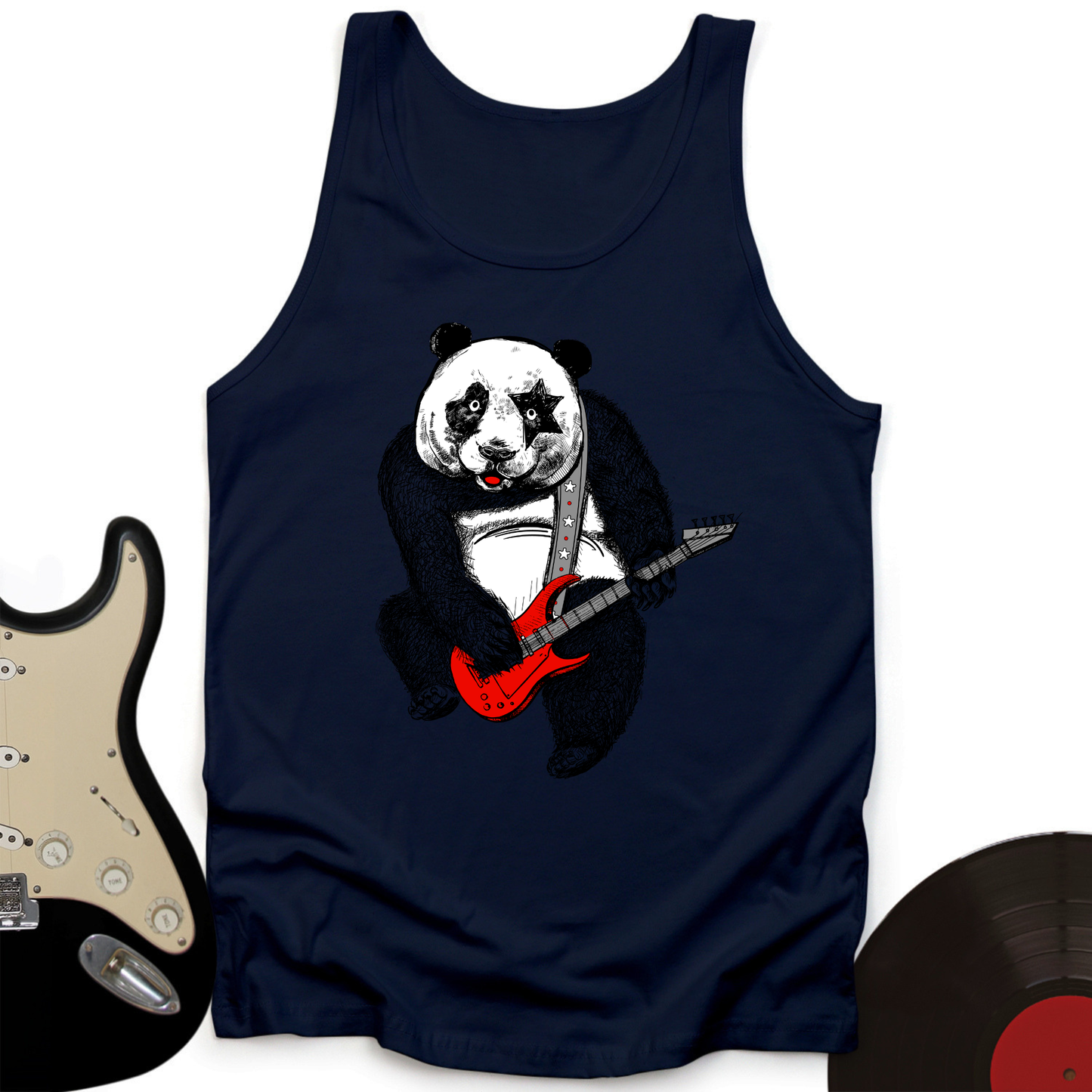 Panda Guitar Tank Top